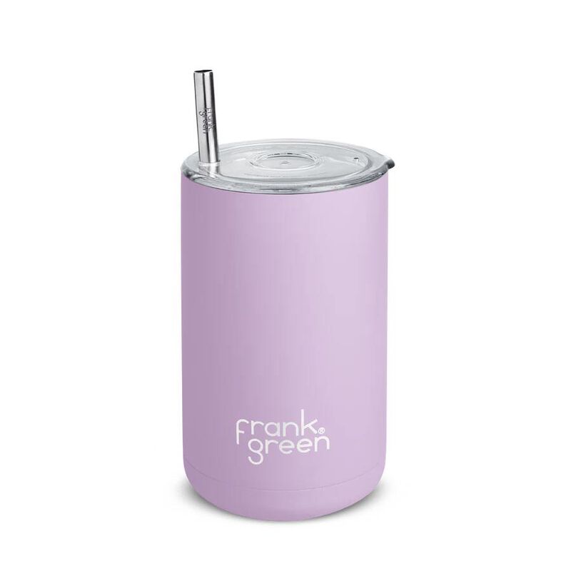 frank green Iced Coffee Cup with Straw Lilac Haze image number 0